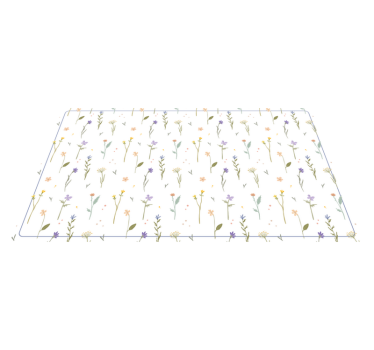 Alfombra vinilo naturaleza ramitas de primavera pequeñas - TenVinilo
