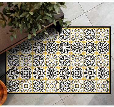 Alfombra vinílica cocina Motivo portugués - TenVinilo