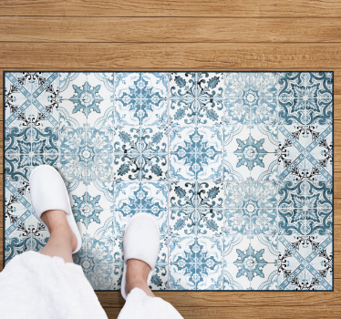 Alfombras vinílicas de azulejos Mediterráneo - TenVinilo