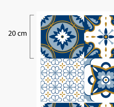 Alfombra vinílica hidráulica patrón de azulejos - TenVinilo