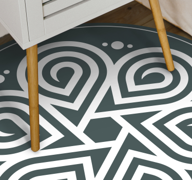 Alfombra vinílica mandala mandala celta - TenVinilo