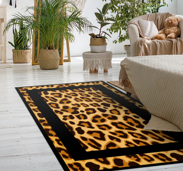 Alfombra vinilo animal print tigre clásico - TenVinilo