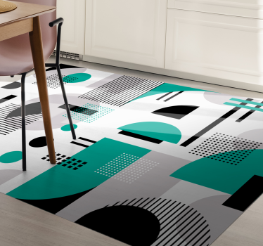 Alfombras de vinilo de azulejos Geométrico moderno - TenVinilo
