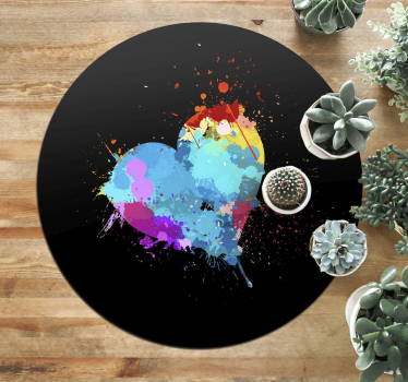 Alfombras de vinilo modernas Amor y chapoteo - TenVinilo