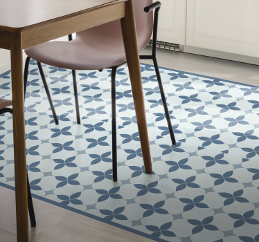 Alfombra vinílica comedor moderna ensanche - TenVinilo