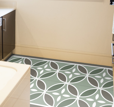 Alfombras vinílica cocina azulejos Beija verde - TenVinilo