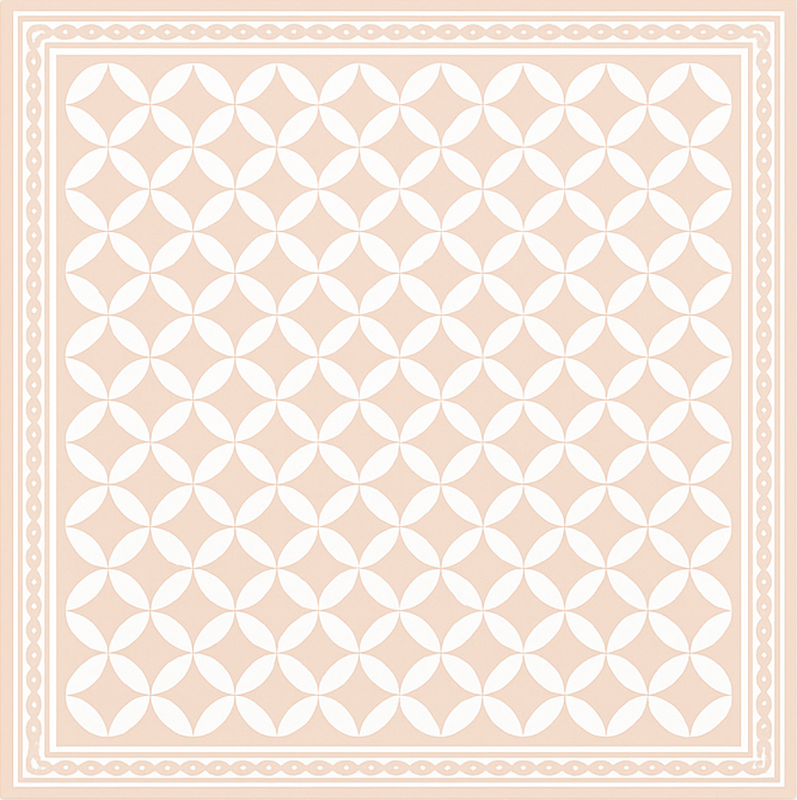 Alfombra de vinilo para cocina mosaico rosa pálido - TenVinilo