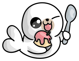 Alfombra vinílica animales foca bebé anime - TenVinilo