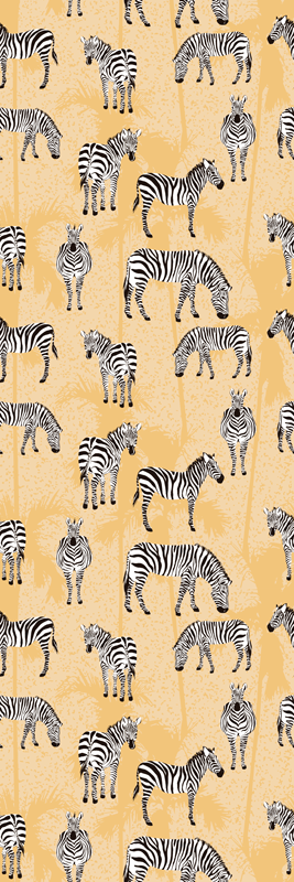 Alfombra vinílica animales con estampado de cebra - TenVinilo