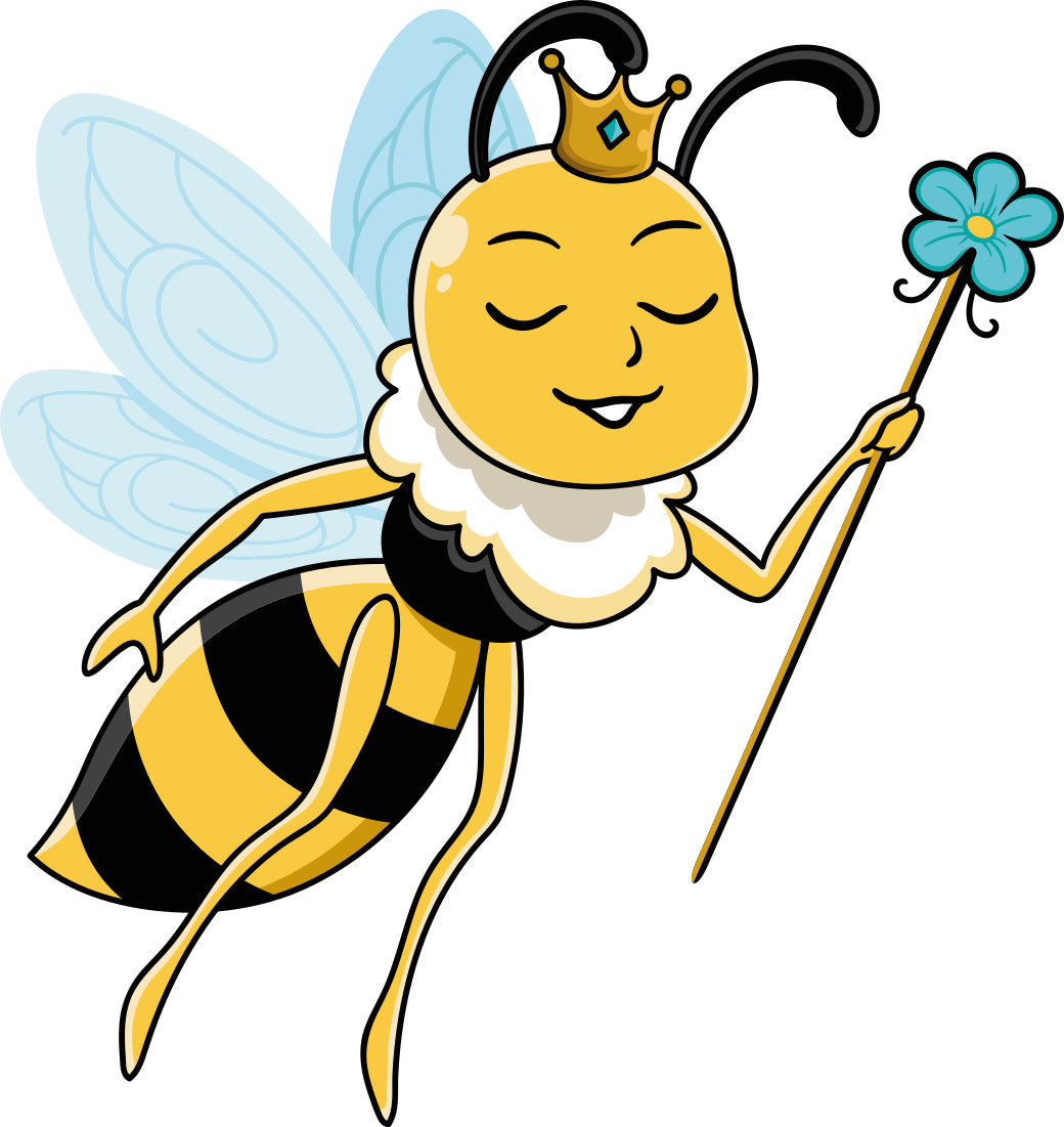 Alfombra vinílica animales personaje de abeja real - TenVinilo