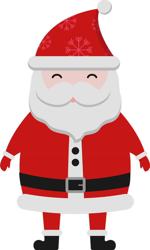 Alfombra vinílica navidad santa claus para niños - TenVinilo