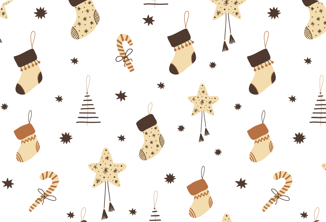 Alfombra vinílica navidad diseño de regalos brillantes - TenVinilo