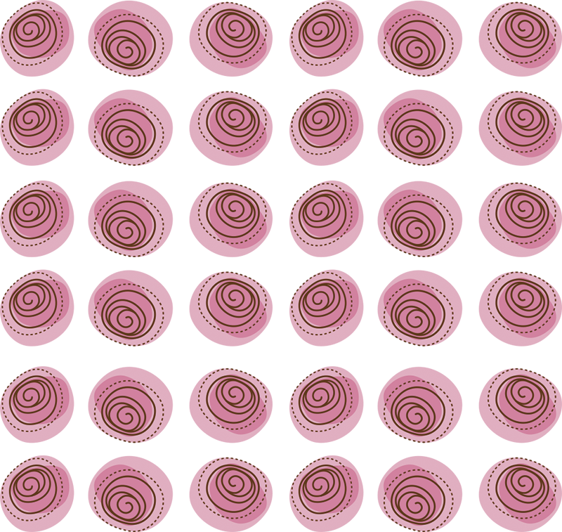 Alfombra vinílica flores ornamento floral rosa - TenVinilo