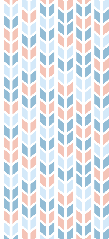 Alfombra de vinilo para cocina flechas verticales nórdicas - TenVinilo