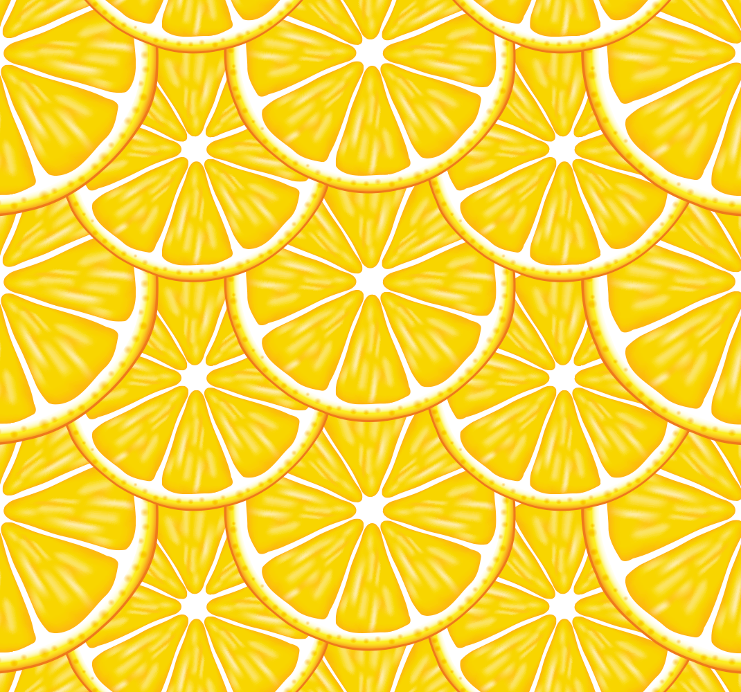 Alfombra de vinilo para cocina patrón naranja - TenVinilo