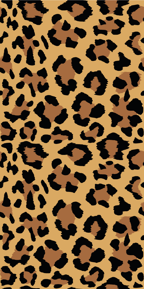 Alfombra vinílica animal print pantera - TenVinilo