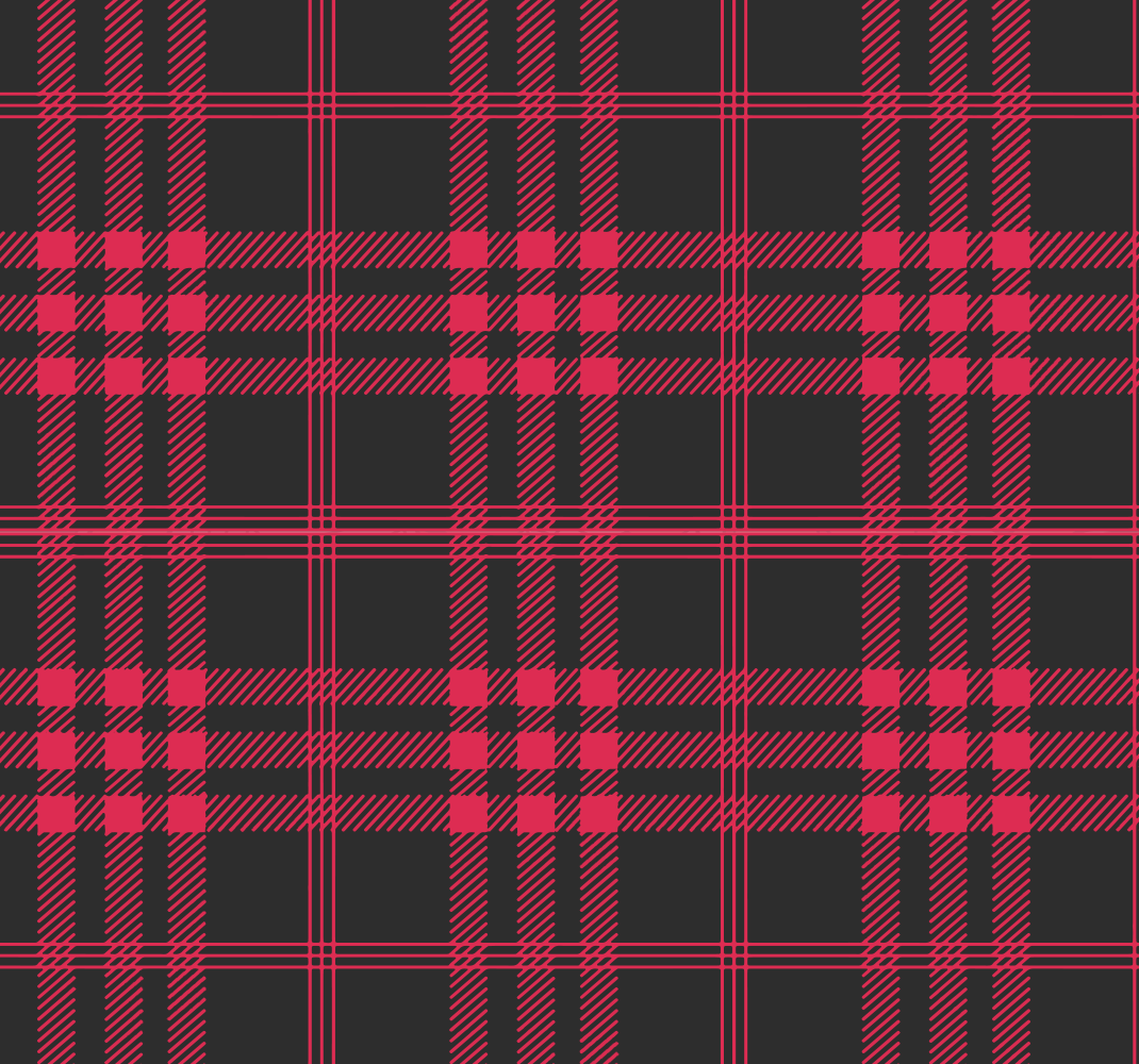 Alfombra vinílica dormitorio patrón de tartan navideño - TenVinilo
