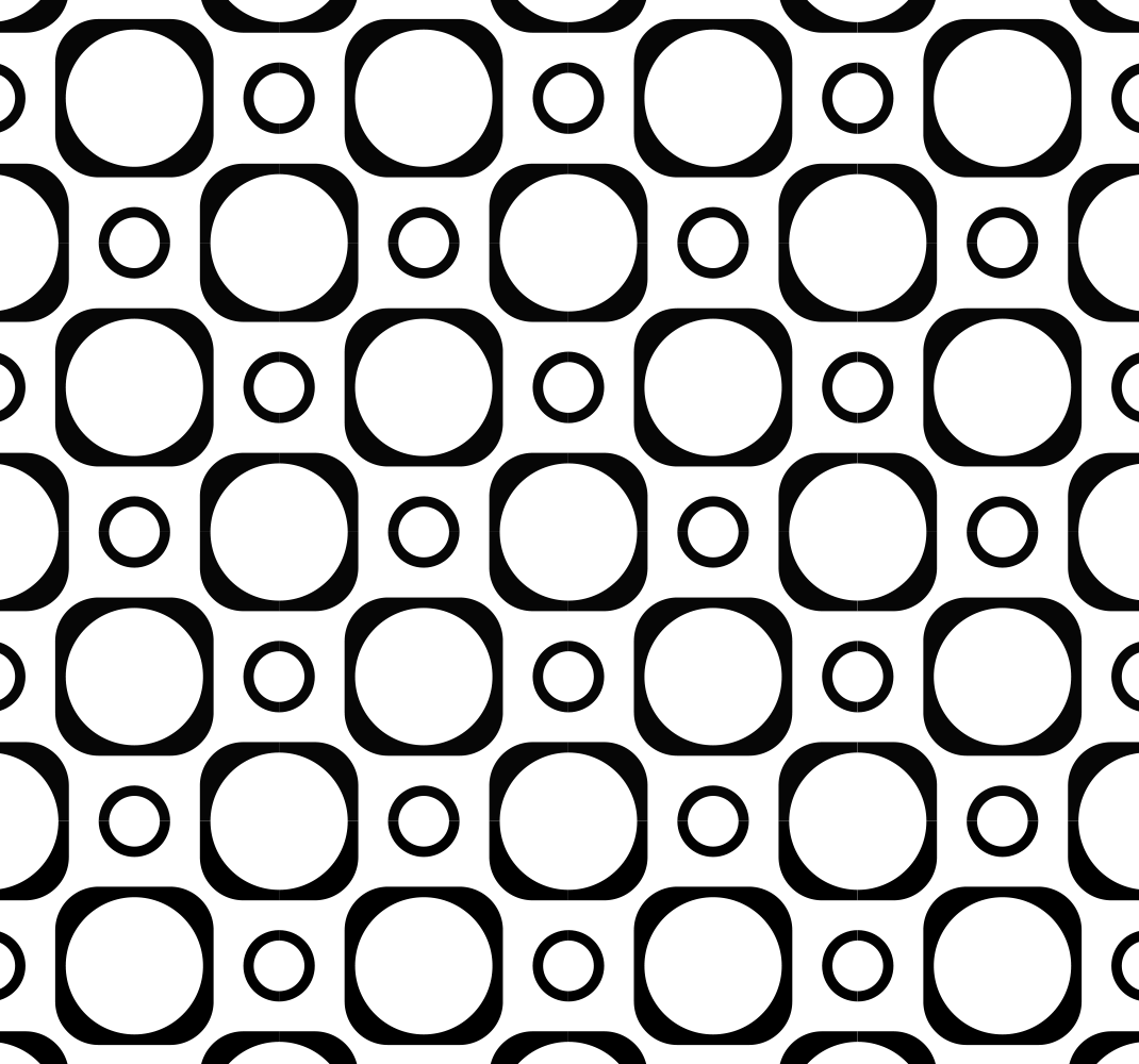 Alfombra vinílica dormitorio baldosas blanco y negro - TenVinilo