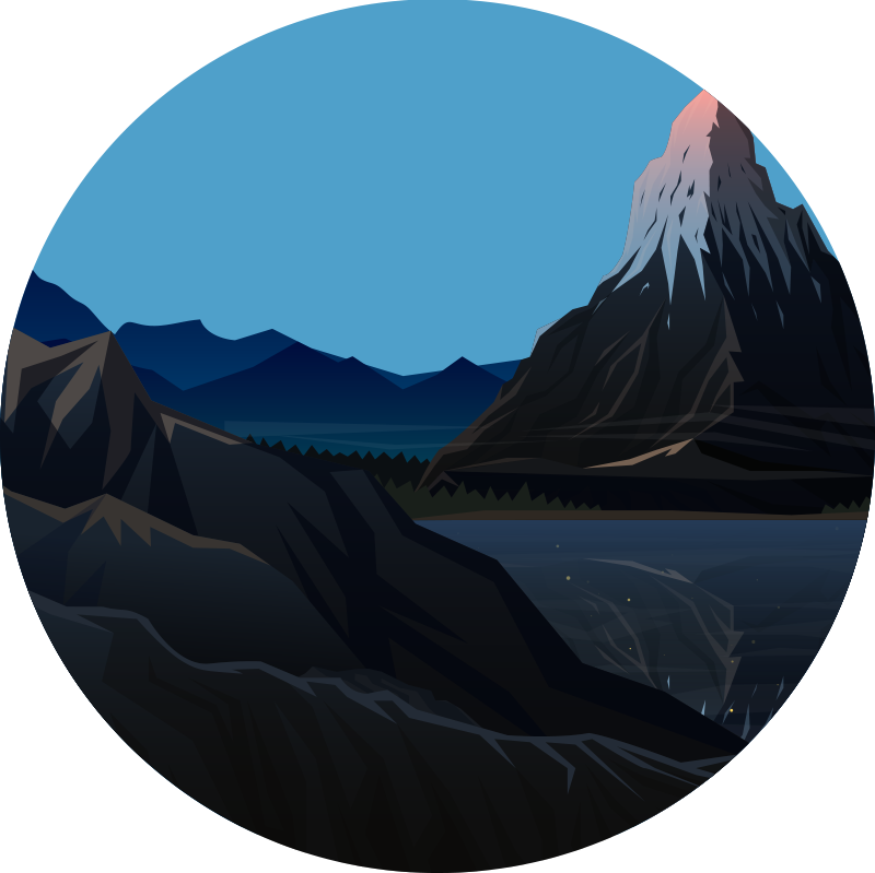 Alfombra vinílica naturaleza paisaje montañoso - TenVinilo