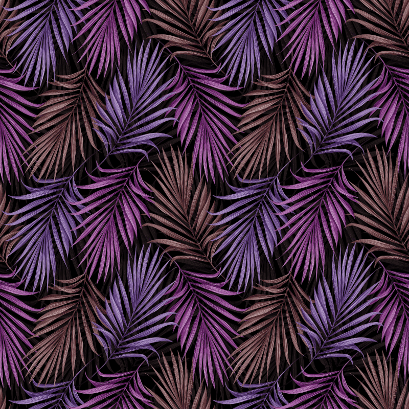 Alfombra vinílica naturaleza motivo hoja púrpura - TenVinilo