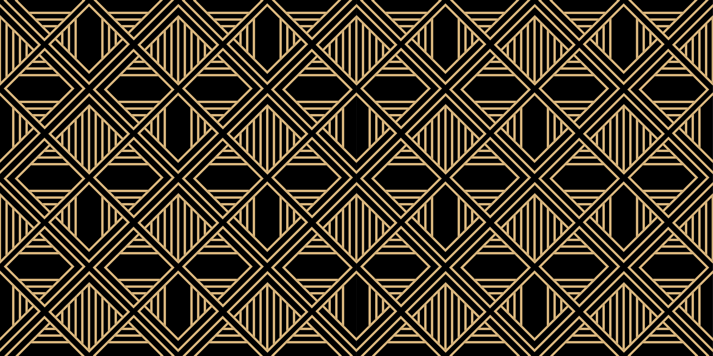 Alfombra vinílica geométrica estilo art deco gatsby - TenVinilo