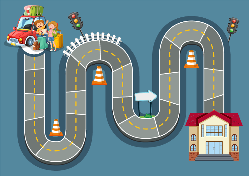 Alfombra vinílica juegos camino de juegos de mesa - TenVinilo