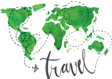 Alfombra vinílica mapamundi viaje decorativo - TenVinilo