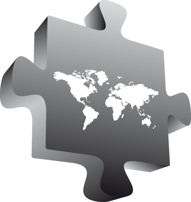 Alfombra vinílica mapamundi puzzle de vinilo - TenVinilo