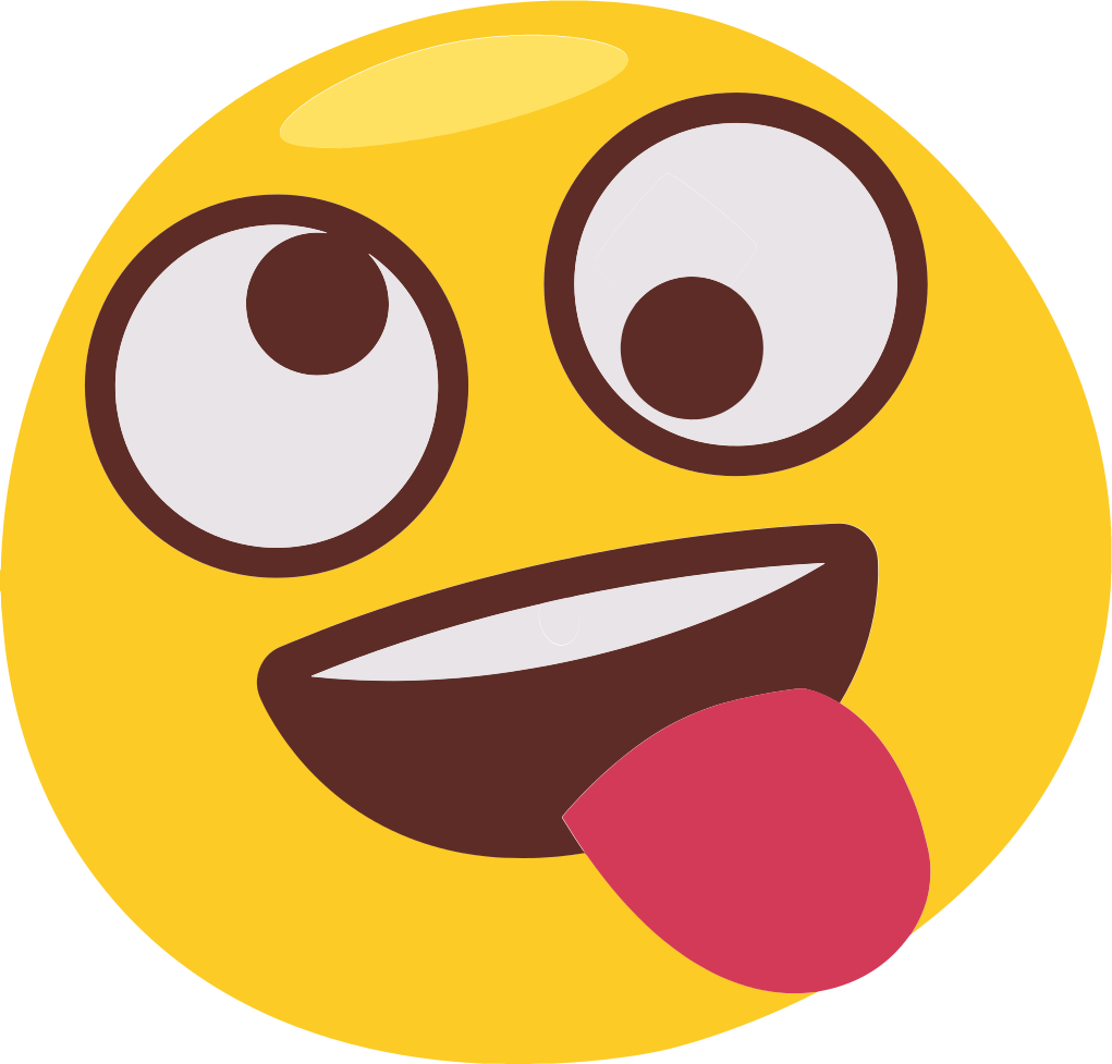 Alfombra vinílica infantil cara de emoji divertida - TenVinilo