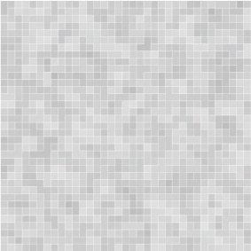 Alfombra vinílica baño mosaico de baldosas blanco gris - TenVinilo