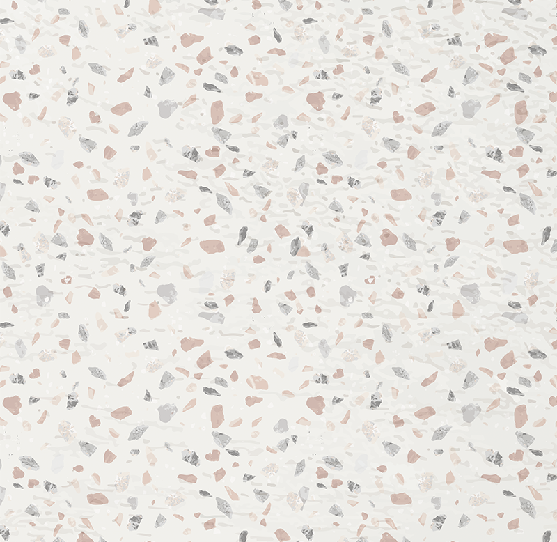 Alfombra de vinilo para cocina textura terrazzo - TenVinilo