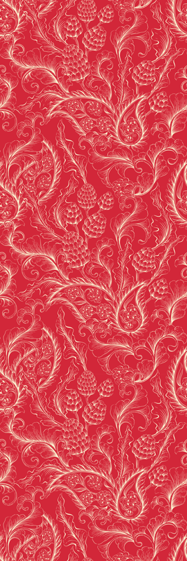 Alfombra de vinilo para cocina ilustración paisley - TenVinilo