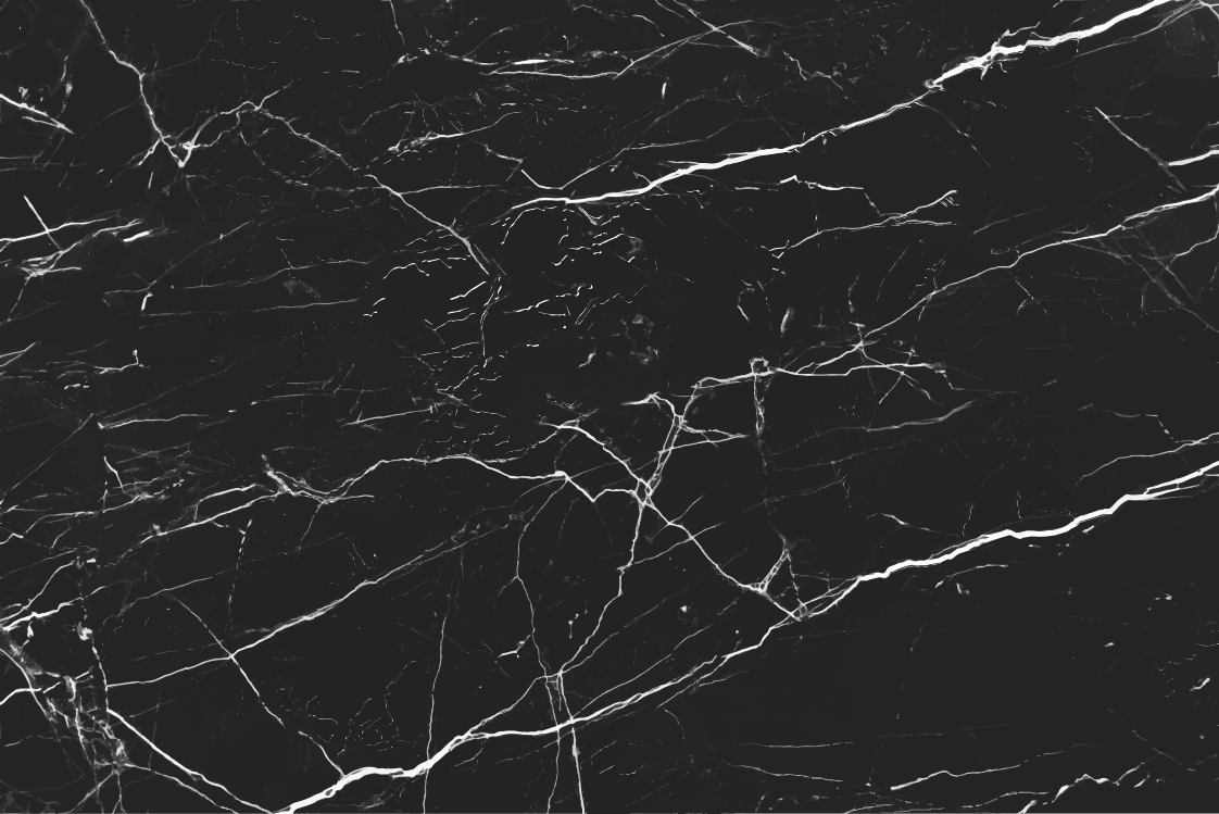 Alfombra de vinilo para cocina mármol negro - TenVinilo