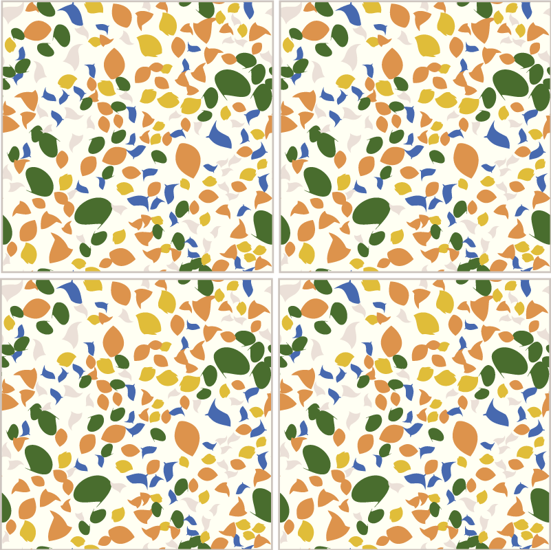 Alfombra de vinilo para cocina terrazo - TenVinilo