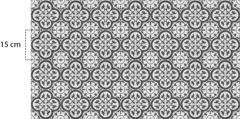 Alfombra de vinilo para cocina estilo marroquí - TenVinilo