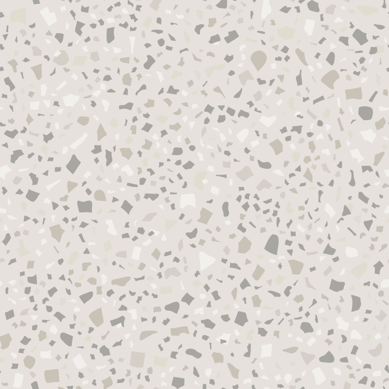 Alfombra de vinilo para cocina terrazzo gris - TenVinilo