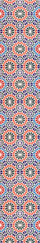 Alfombra de vinilo para cocina azulejos coloridos - TenVinilo