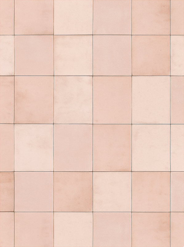 Alfombra de vinilo para cocina patrón de azulejos rosa - TenVinilo