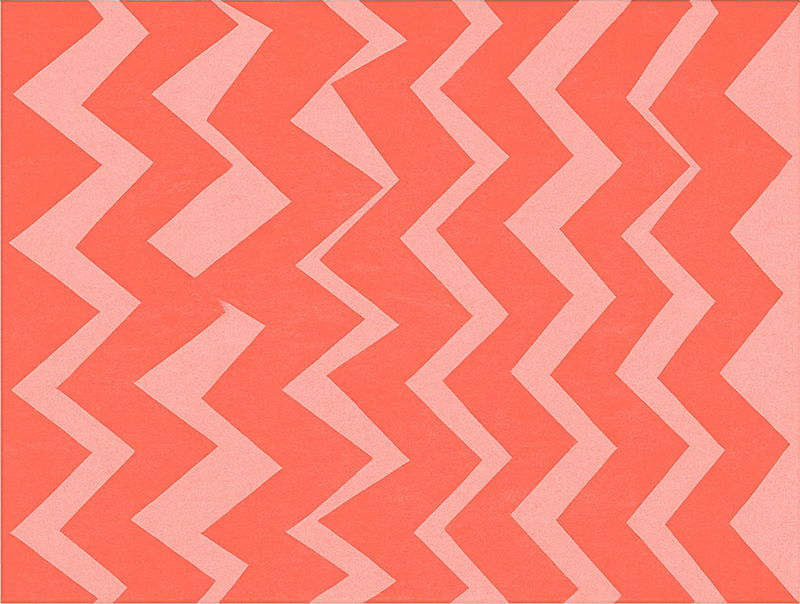 Alfombras vinílicas grandes patrón zig zag rosa - TenVinilo