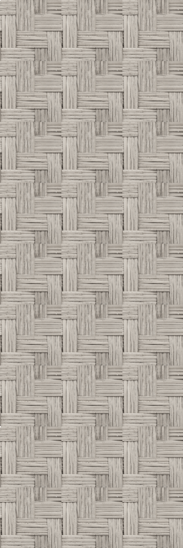 Alfombra vinílica oficina efecto mimbre gris artesanal - TenVinilo