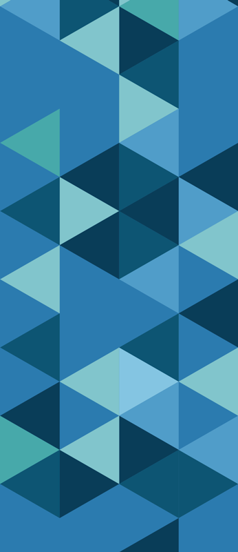 Alfombra vinílica dormitorio cuadrados geométricos azules - TenVinilo