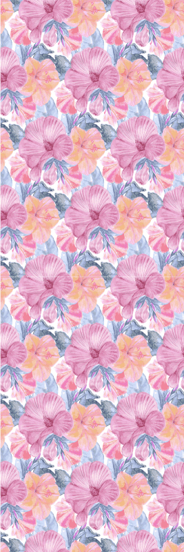 Alfombra vinílica naturaleza malva acuarela - TenVinilo