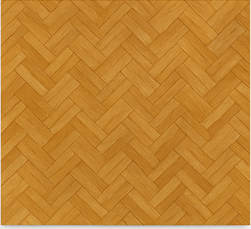 Alfombra vinílica imitación patrón de parquet roble - TenVinilo