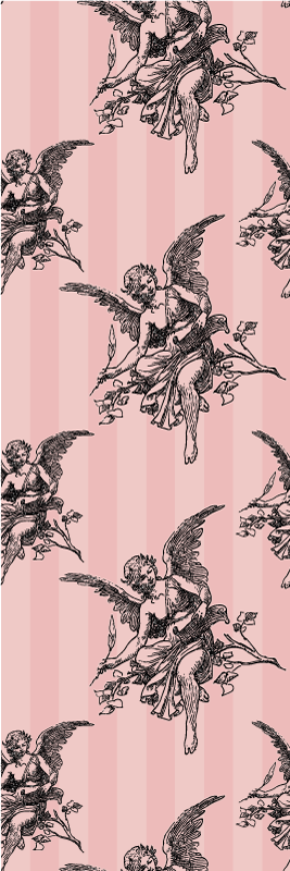 Alfombra vinílica vintage diseño artístico toile de jouy - TenVinilo