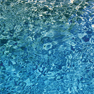 Alfombra vinílica imitación agua realista azul - TenVinilo