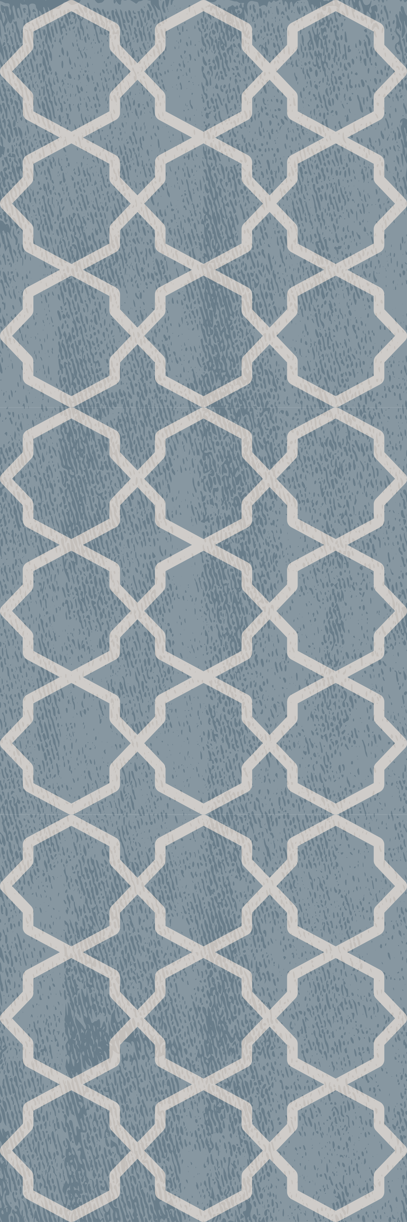Alfombra vinílica salón patrón gris hamptons - TenVinilo