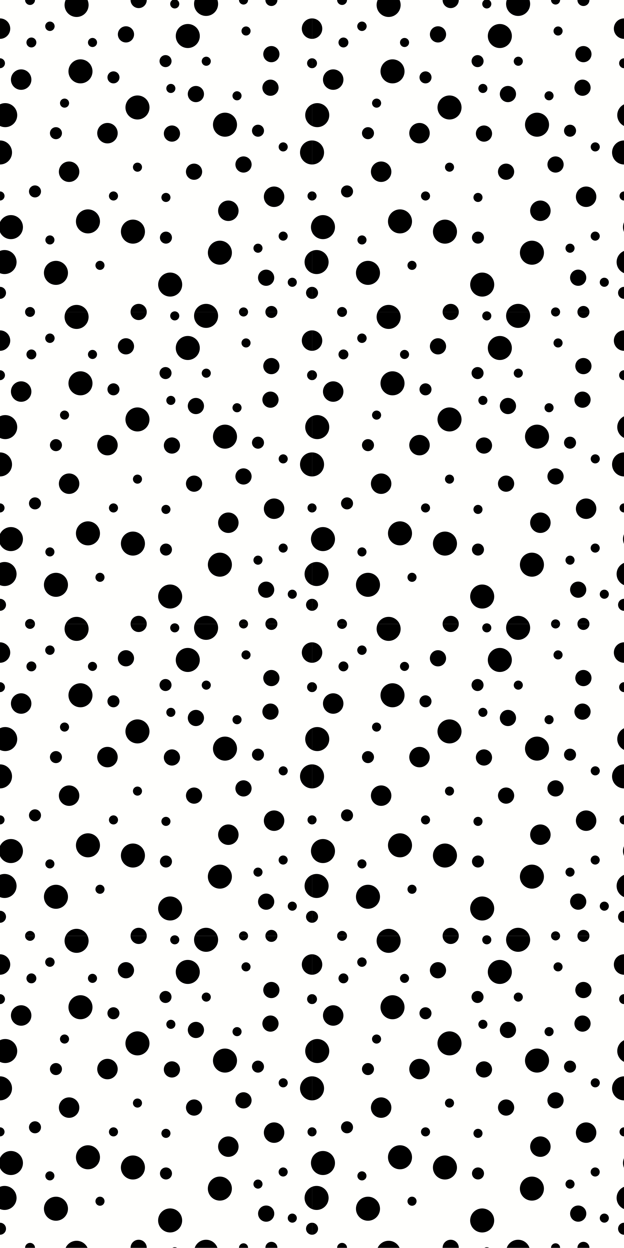 Alfombra vinílica negra puntos negros sobre blanco - TenVinilo