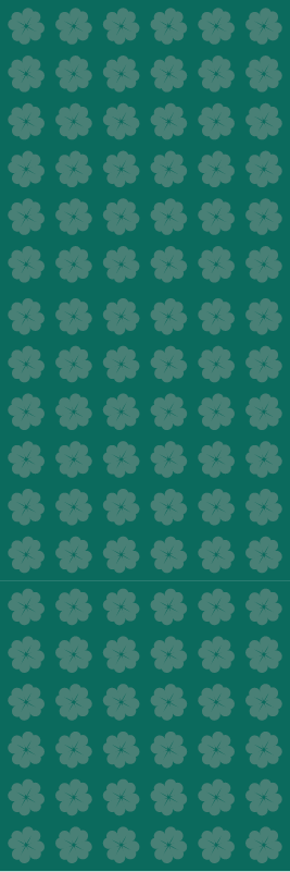 Alfombra vinílica verde patrón del día de san patricio - TenVinilo