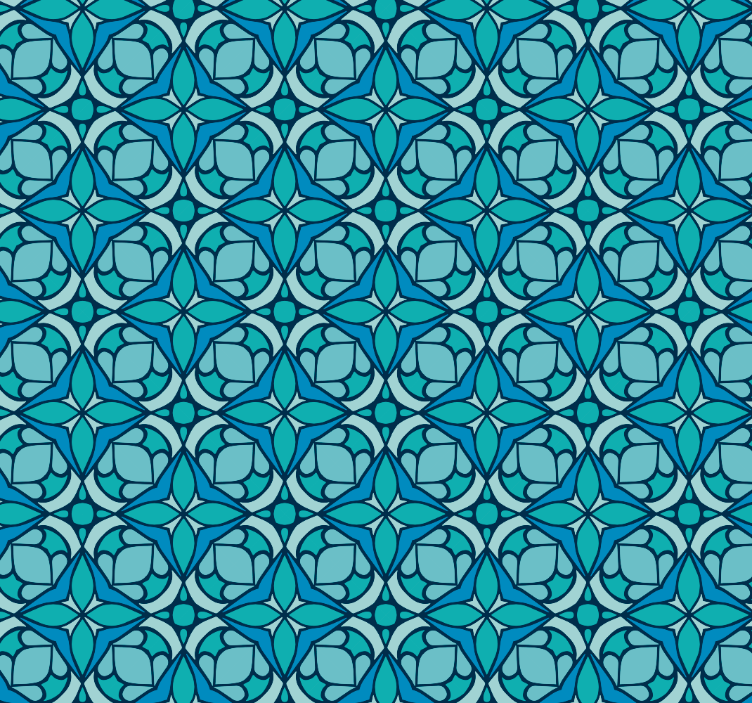 Alfombra vinílica exterior papel pintado azul baño - TenVinilo