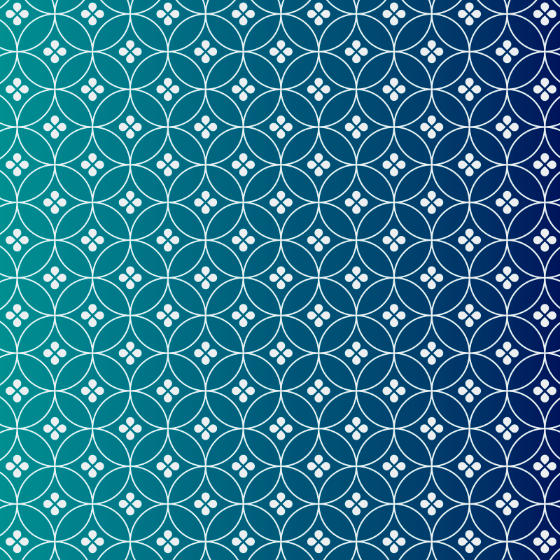 Alfombra vinílica geométrica color azul - TenVinilo